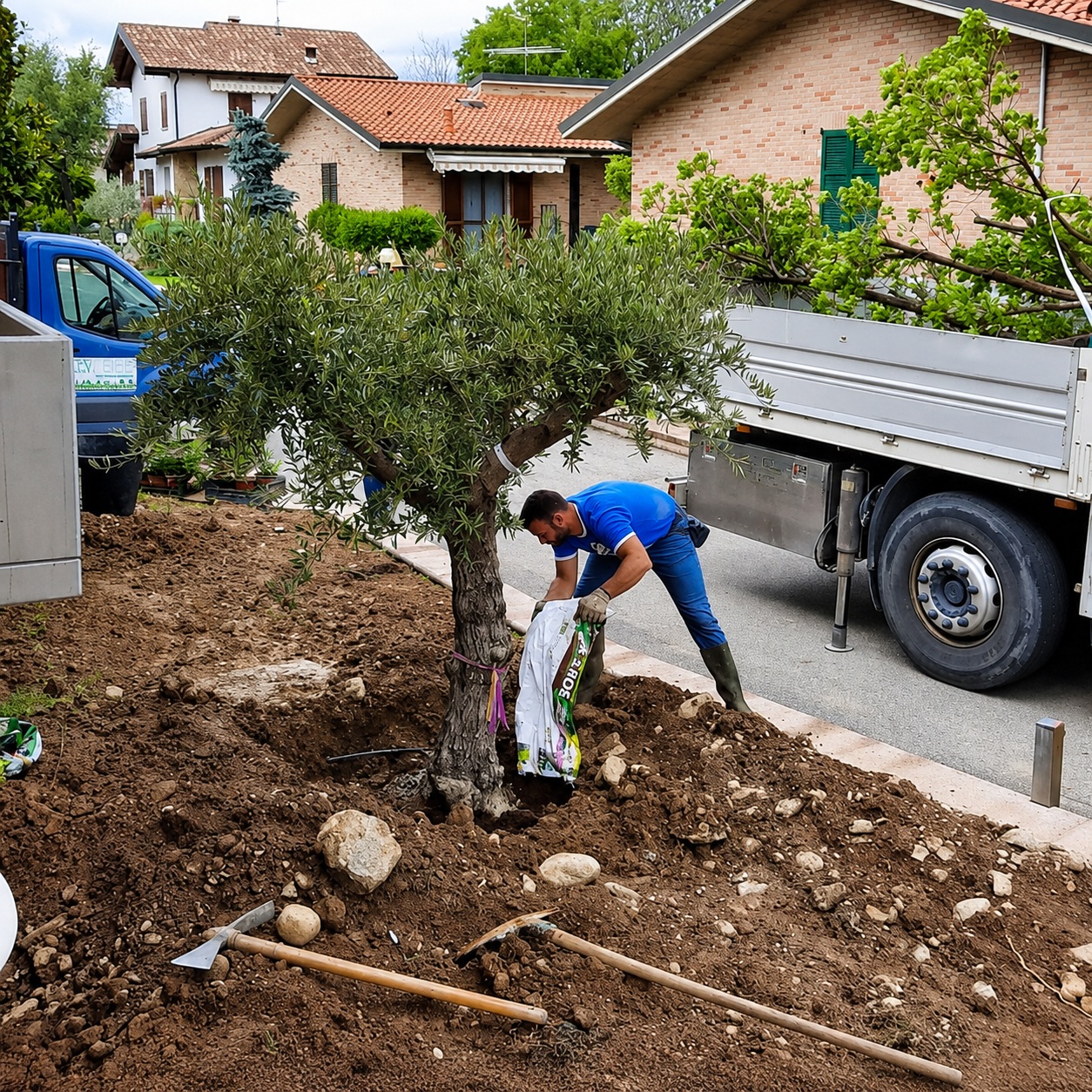Piantumazione in giardino a Bergamo e provincia